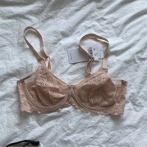 HSIA minimizer bra light pink bra